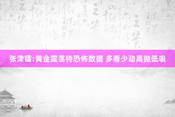 张津镭:黄金震荡待恐怖数据 多看少动高抛低吸