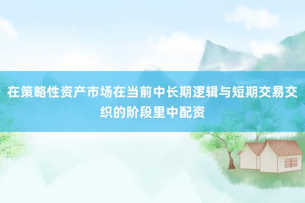 在策略性资产市场在当前中长期逻辑与短期交易交织的阶段里中配资