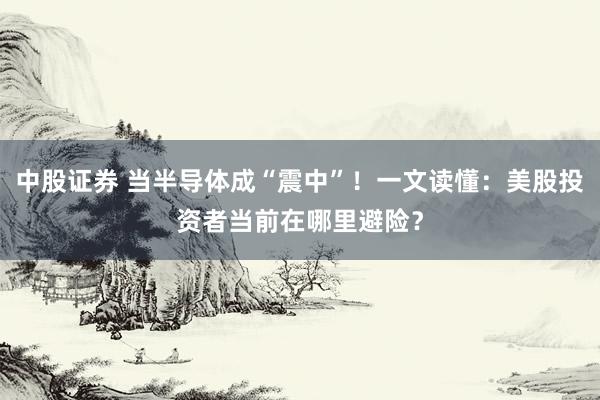 中股证券 当半导体成“震中”！一文读懂：美股投资者当前在哪里避险？