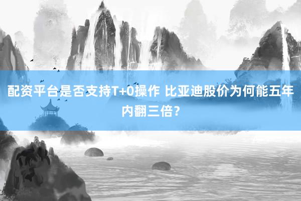 配资平台是否支持T+0操作 比亚迪股价为何能五年内翻三倍？